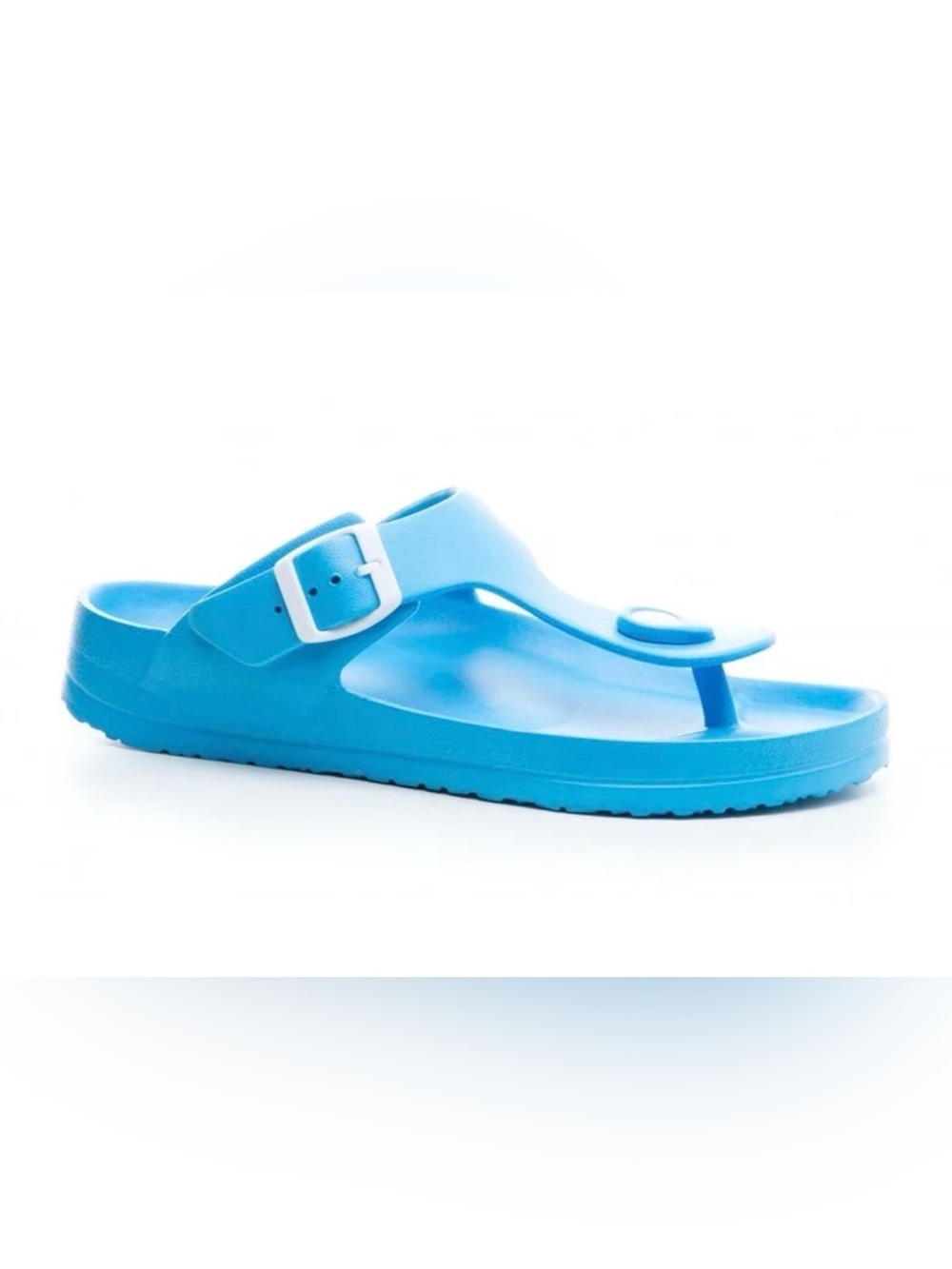 Mixit Bright Blue Women's Toe-Post Buckle Sandal Size 9